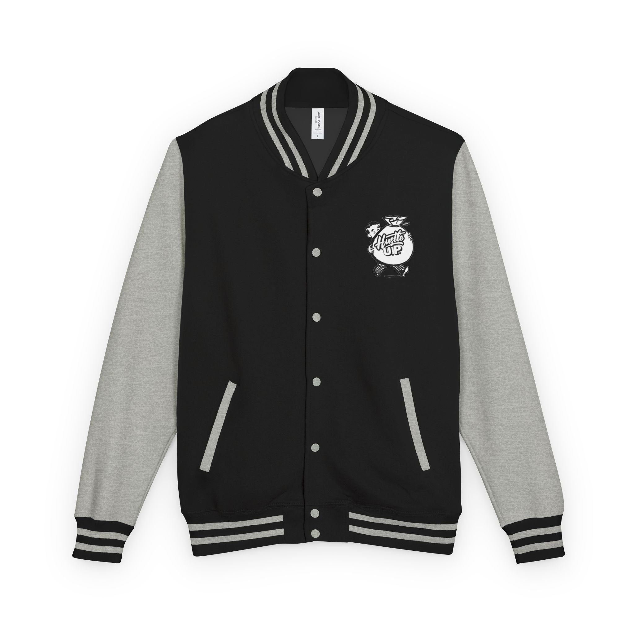 Vintage Hustle Up Letterman  Varsity Bomber