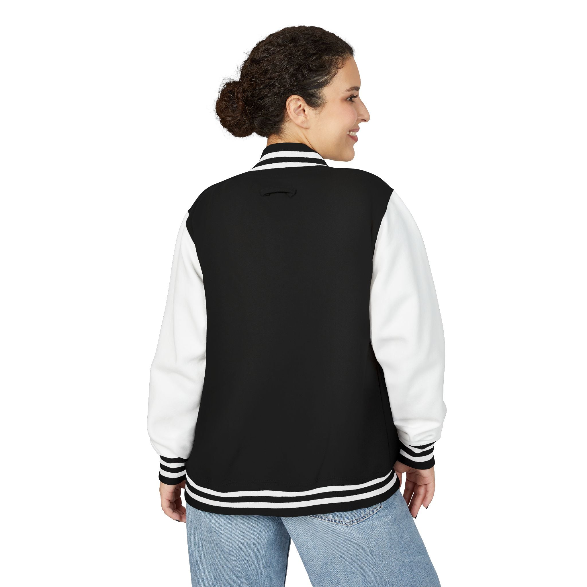 Vintage Hustle Up Letterman  Varsity Bomber