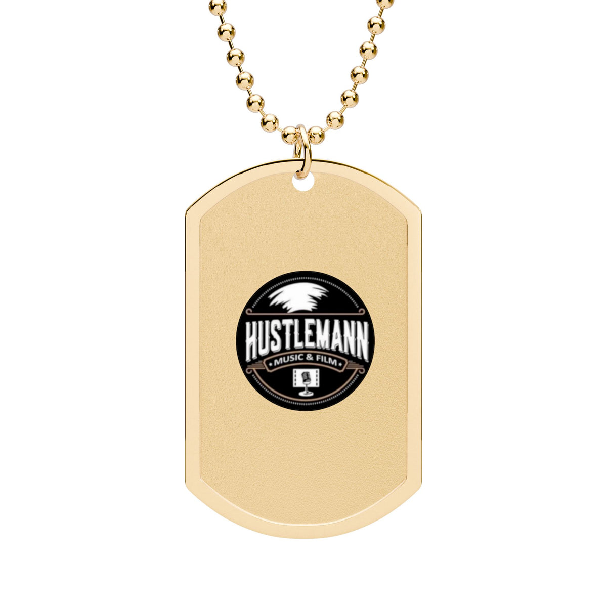 Hustlemann Logo Dog Tag